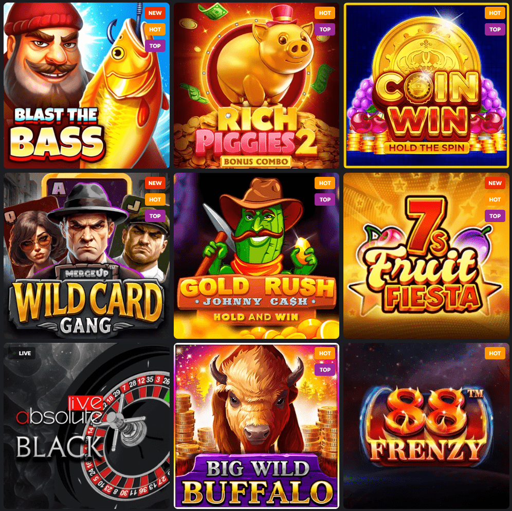 Top Slots at 1red Casino